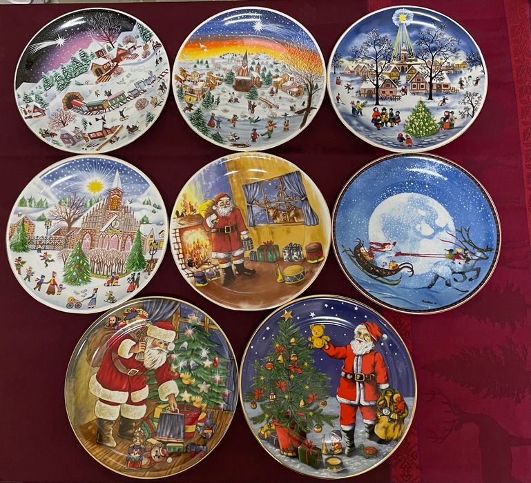 Pratos coleção Natal Spal (8 unidades)