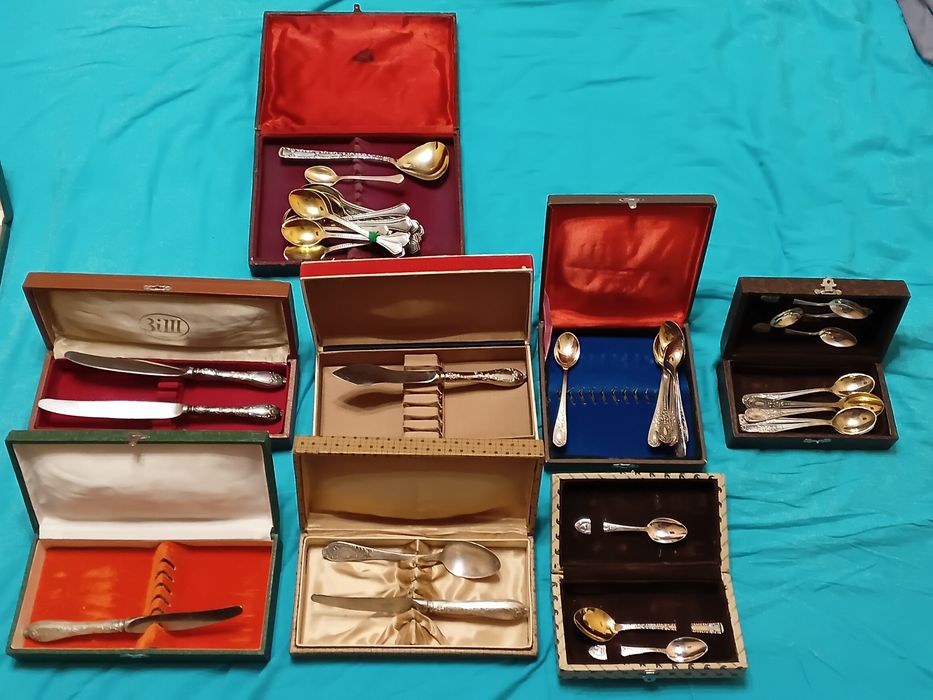 Коробка для мельхиоровые ложки вилки ножи мельхиор мнц