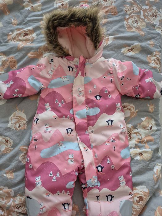 Зимовий комбінезон для дівчинки