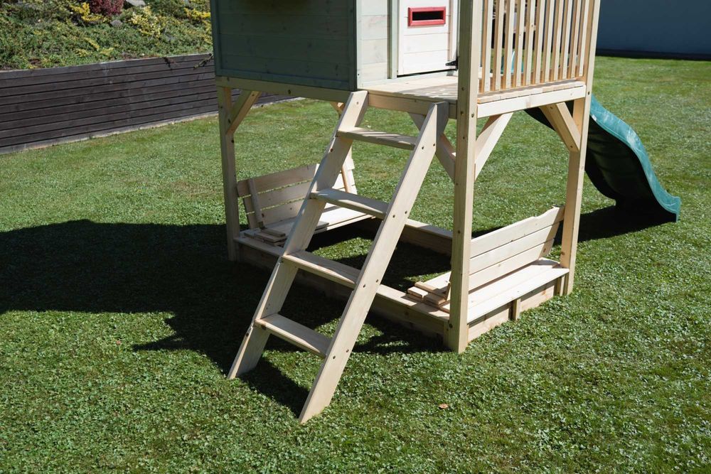 Domek ogrodowy dla dzieci z podestem 120 cm