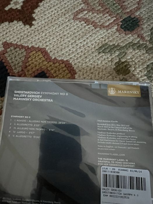 Shostakovich sinfonia 8 sacd