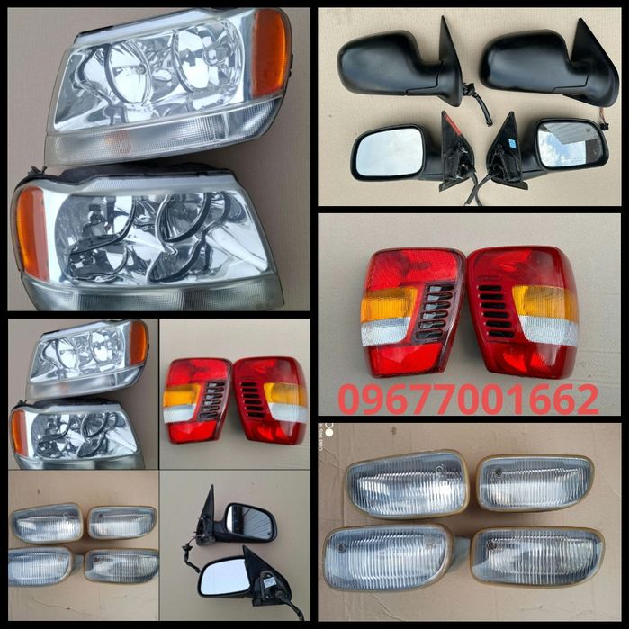 Фари Стопи Туманки Зеркала Jeep Grand Cherokee WJ 2.7 WJ 3.1 1999/2005 Розборка !!!