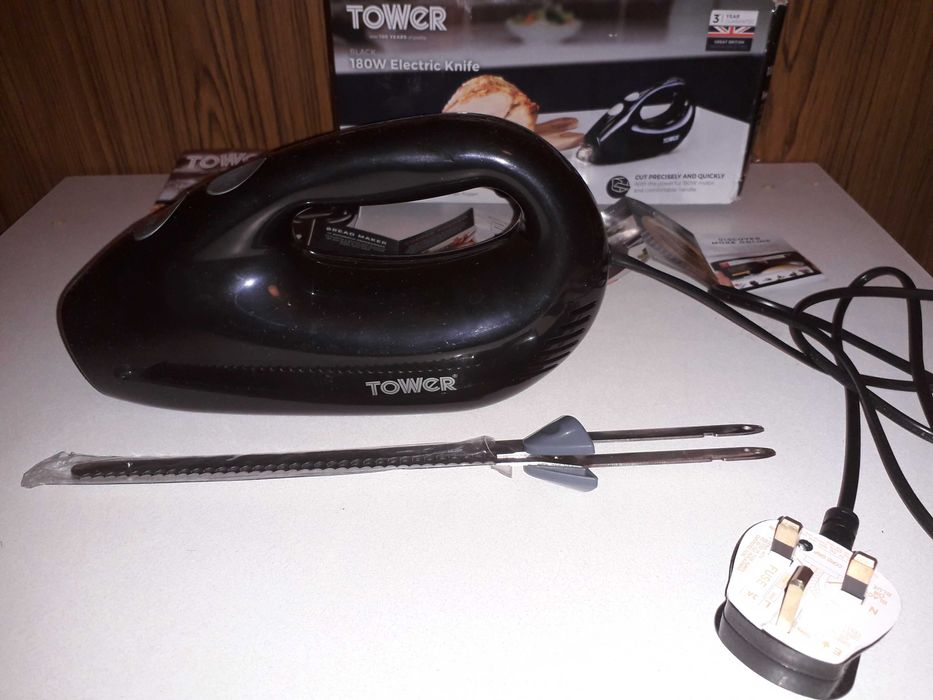 Nóż kuchenny elektryczny 240V ''TOWER'' - NOWY./teraz taniej