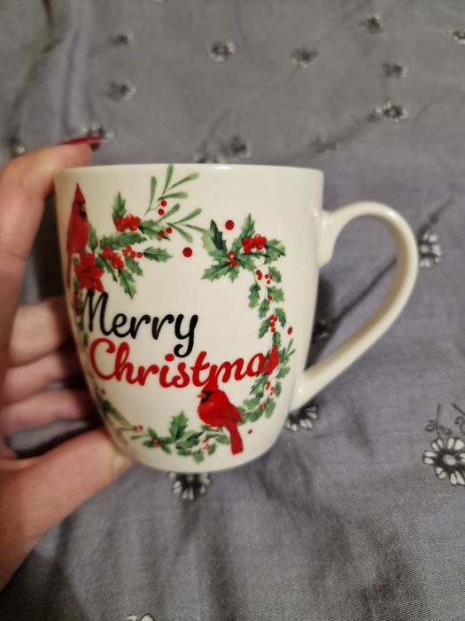 Mały kubek Merry Christmas świąteczny