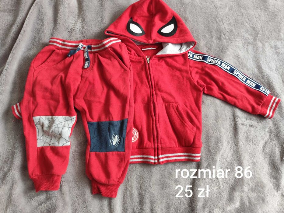Komplet Spiderman chłopiec 86