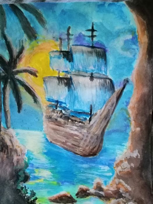 Рисую портреты карандашем, пейзажи красками.