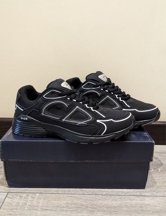Кросівки Christian Dior b30 BLACK / чорні крістіан діор b30 нові 41