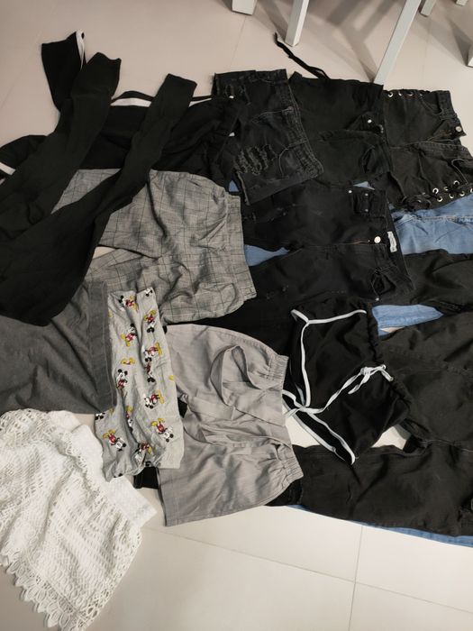 Spodnie dzinsy krotkie spodenki