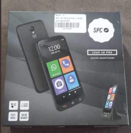 SPC Zeus 4G Pro Smartphone para Seniores 4GB/64GB com Botão SOS