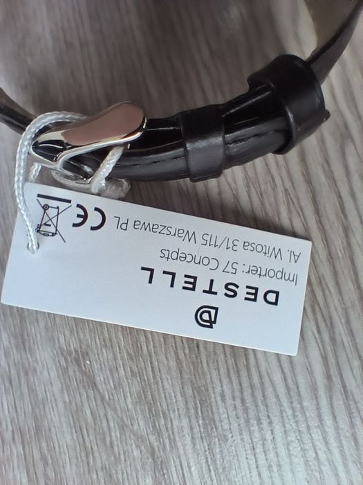 Zegarek DESTELL PICTOR  SAPPHIRE elegancki skórzany pasek
