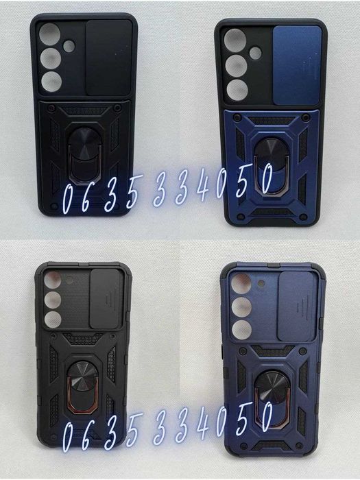 Противоударный чехол на Samsung S23 S24 S25 Plus Ultra Edge под магнит