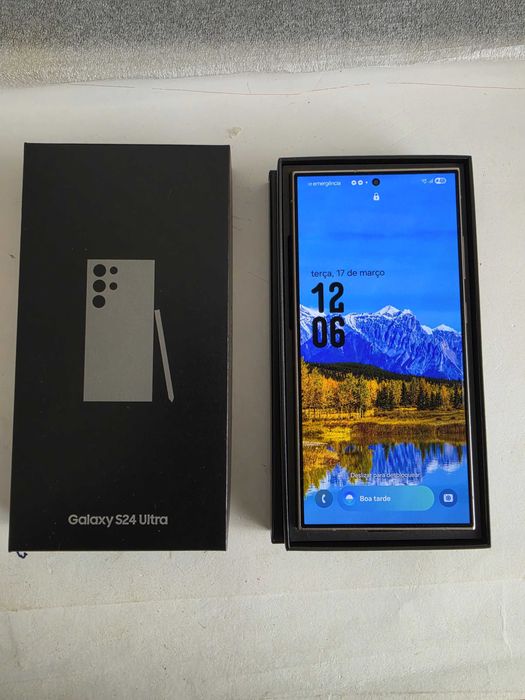 Samsung Galaxy S24 Ultra 12G 512G com 1 ano de garantia.