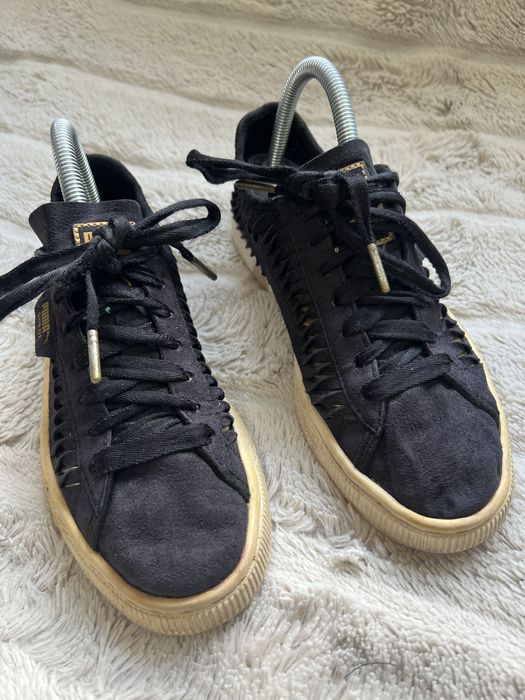 PUMA Suede (37.5) 23.5-24см Metallic Entwine женские кеды кроссовки че