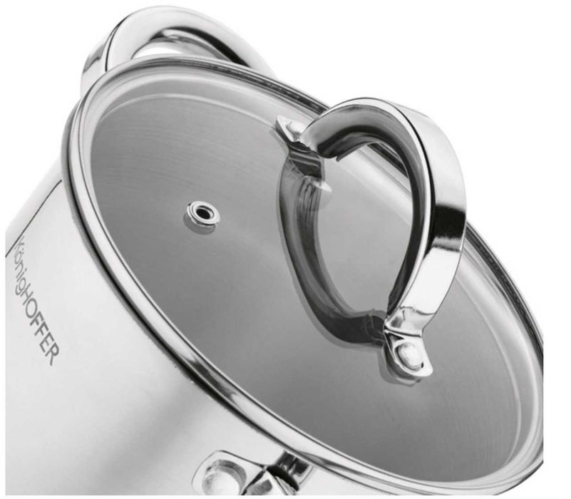 WYSOKI GARNEK Z SITKIEM DO warzyw szparagów frytek  4 L