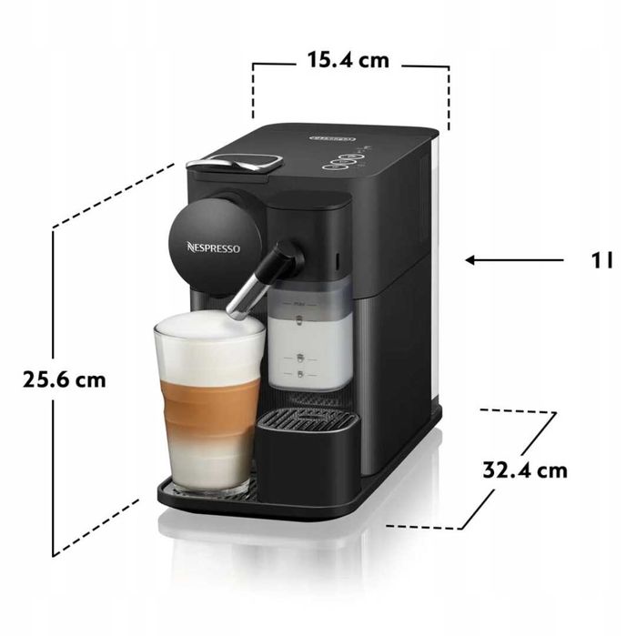 Ekspres kapsułkowy De'Longhi Lattissima One EN510.B 19 bar czarny