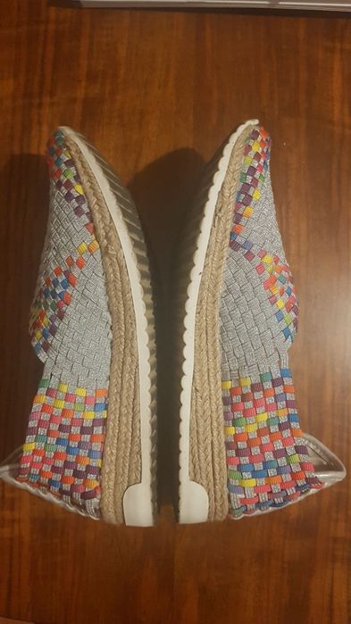 Espadryle plecione buty z gumek Xti roz.40