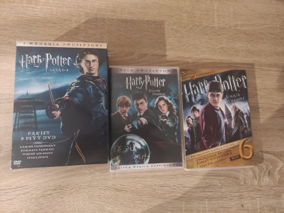Harry Potter filmy dvd z dodatkami czesci od 1 do 6
