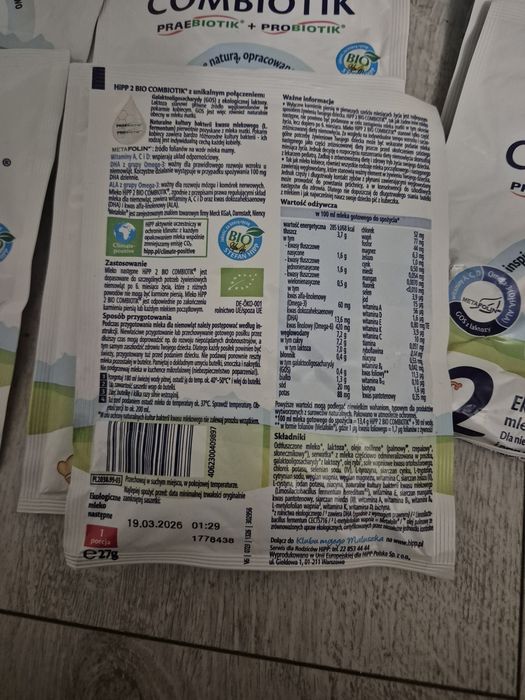 Mleko Hipp 2 . 25 szt