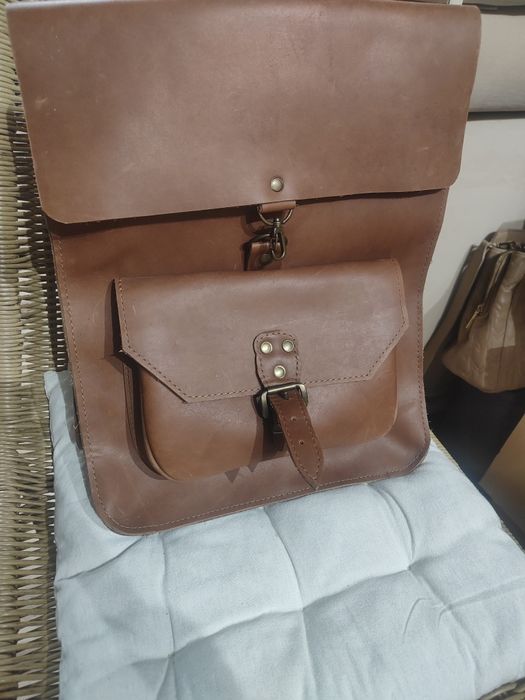 Plecak ze skóry jak nowy