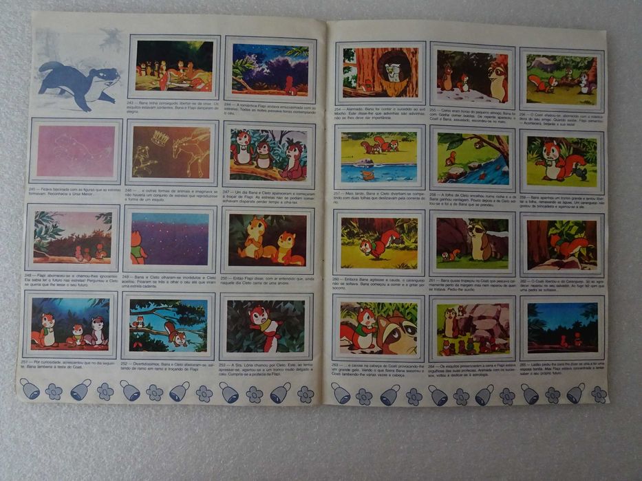 Caderneta de cromos Bana e Flapi - Disvenda - Falta 1 cromo