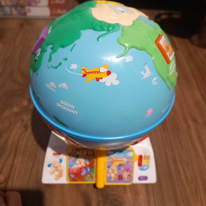 Globus odkrywcy Fischer Price, zabawka interaktywna