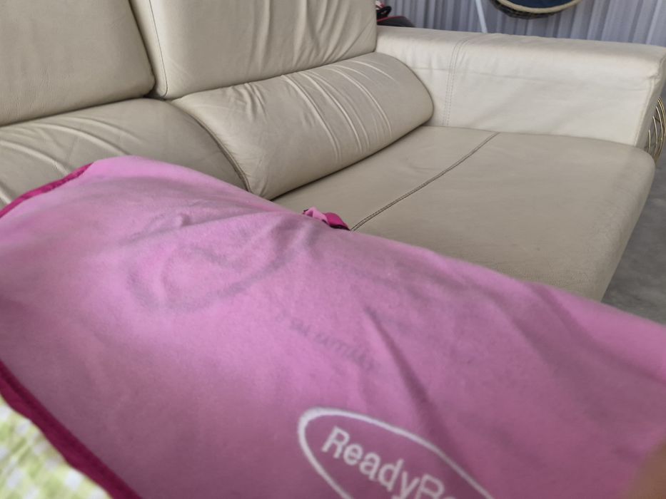 Saco cama e colchão insuflável integrado