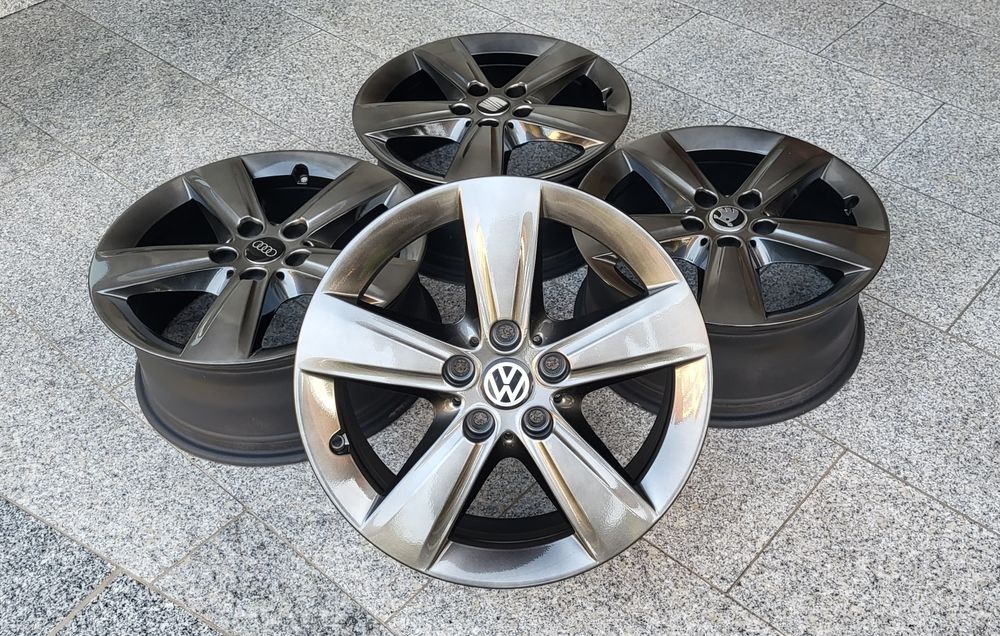 Alufelgi 17 5x112 VW touran golf Audi a3 a4 Seat leon Skoda #16