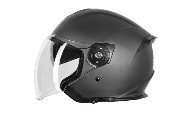 Kask z blędą, Otwarty, Orginie Palio Grafitowy - WYSYŁKA 10PLN