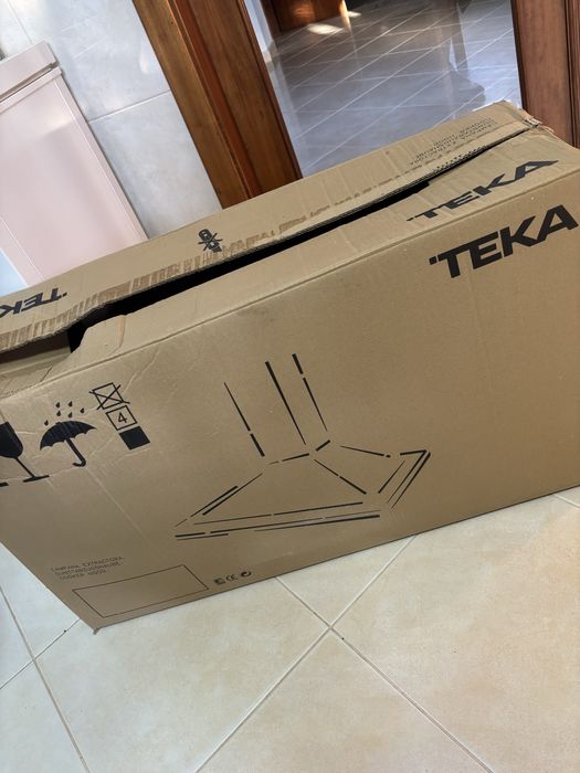 Teka DBP90 PRO – exaustor de 90cm em inox completamente novo nunca usa