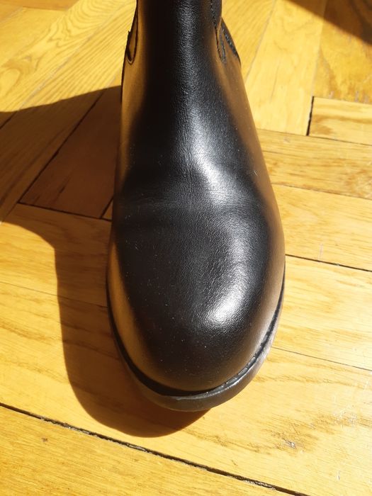 Mazaro wloskie ocieplane kozaki z naturalnej skóry. Jak Massimo Dutti