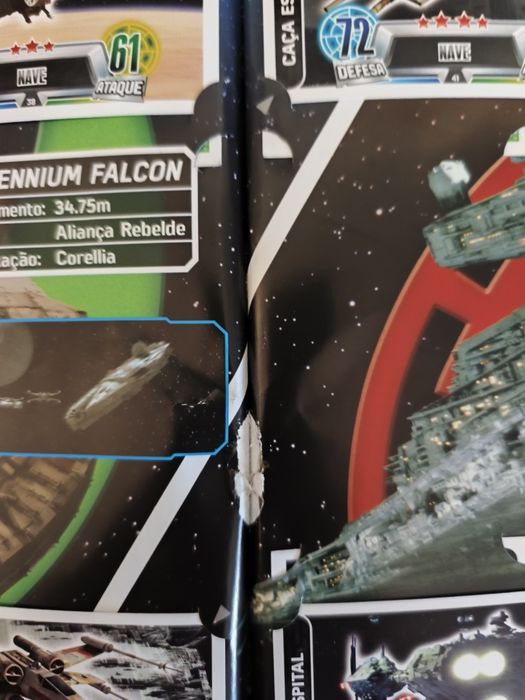 Revista star wars force attax completa