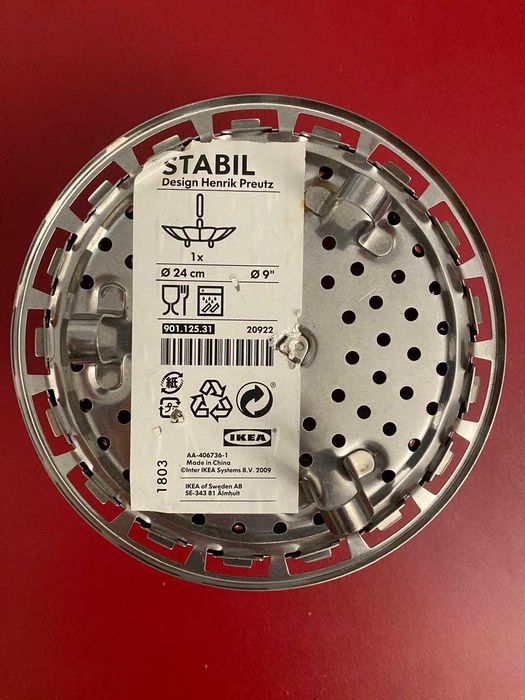 Cesta inox para cozer a vapor