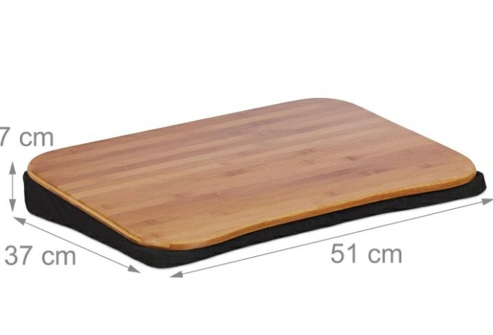 Podkładka pod laptopa, tablet Relaxdays bambus nowa okazja