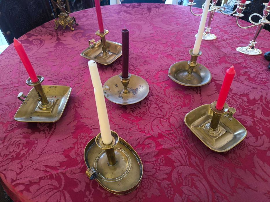 Conjunto de candelabros ingleses