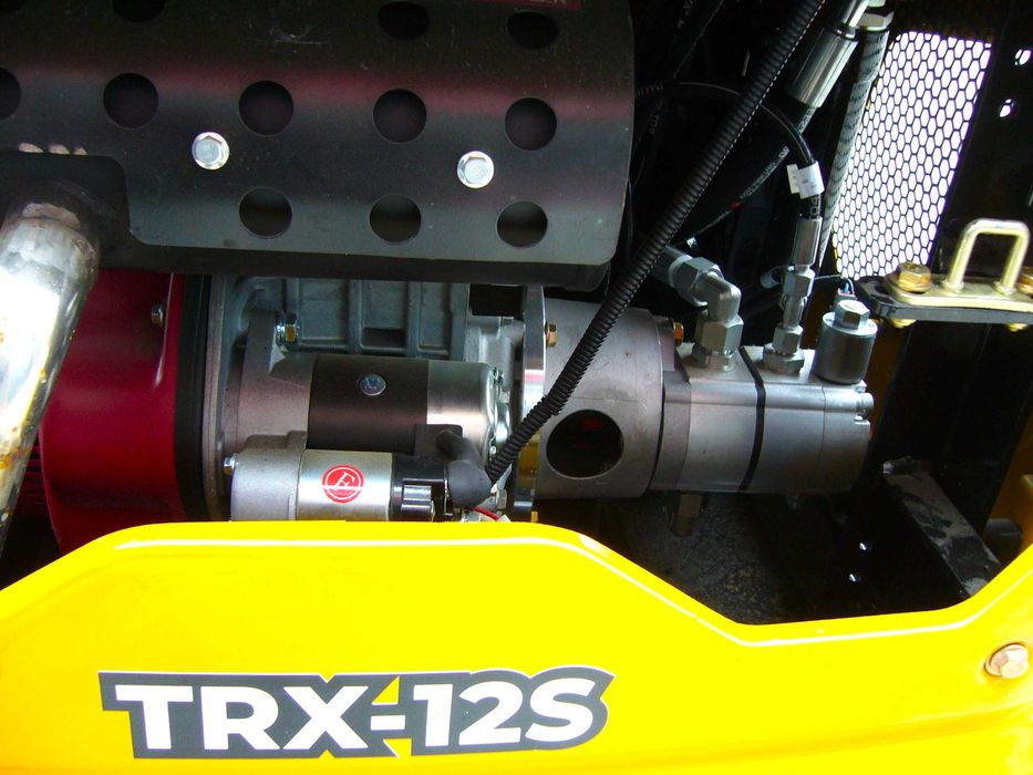 Minikoparka TOROX TRX-12S 1.2T 3Łyżki Kciuk Szybkozł. traktorkiagropl