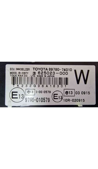 Módulo Eletrónico 89780-74010 - TOYOTA IQ