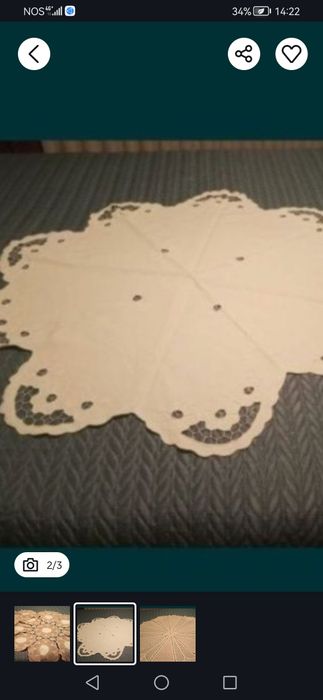 Camilha/mesa+Várias toalhas de renda próprio para mesas redondas