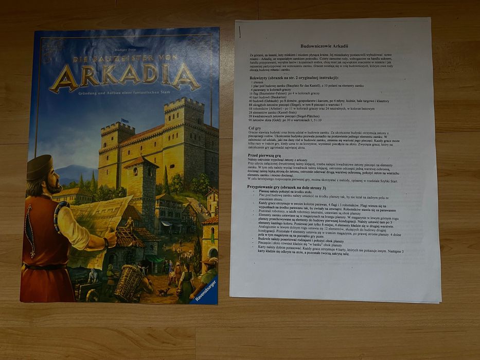 Gra planszowa Budowniczowie Arkadii