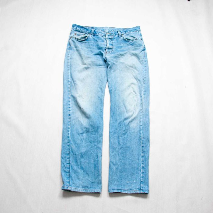 Levis 501 36/34us spodnie jeansowe babyblue