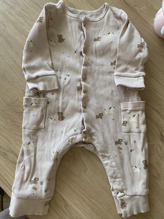 Kombinezon w prążki pajac 68