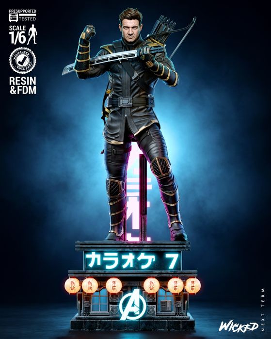 Figurka 3D   Ronin– Fan Art, druk 16K