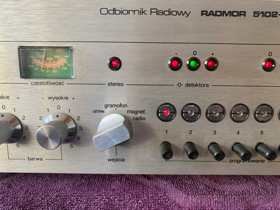 Radmor 5102TE plomby po fabrycznym serwisie w Radmor z mojej kolekcji1 ...