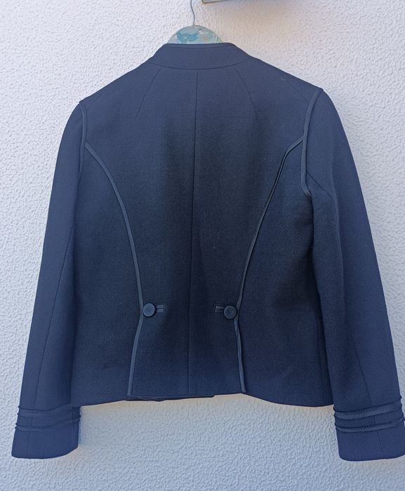 Casaco estilo militar 95% lã Zara