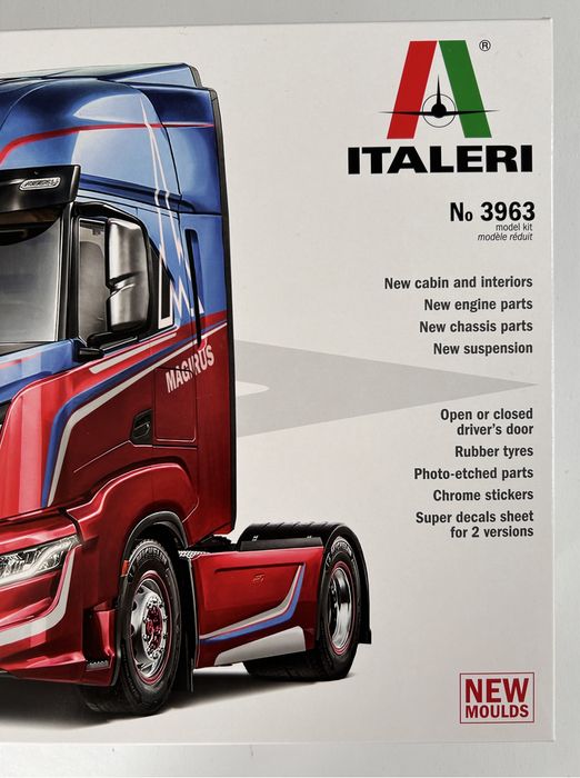Ciągnik siodłowy Iveco S-Way model Italeri