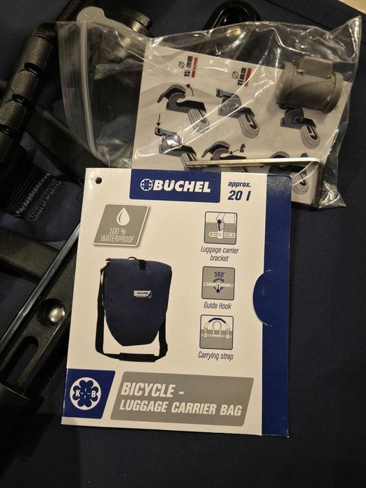120 zł TANIEJ BUCHER Sakwy juki torby wodoodporne rower kolarskie 20l