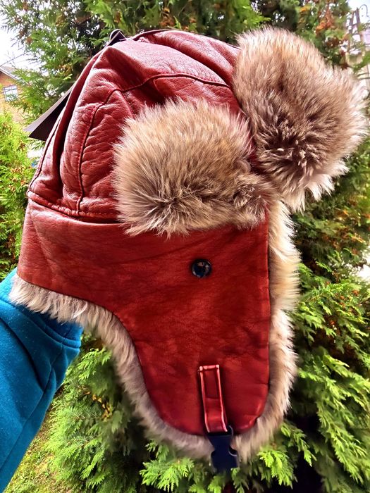 Zimowa czapka uszatka damska ocieplana nowa Wyprzedaż !