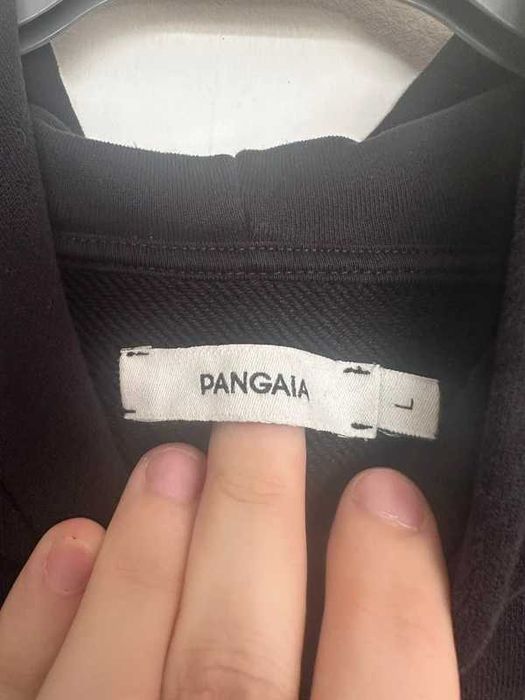 Pangaia Bluza Hoodie Black Organic Cotton Minimalist Boxy Oversize M/L