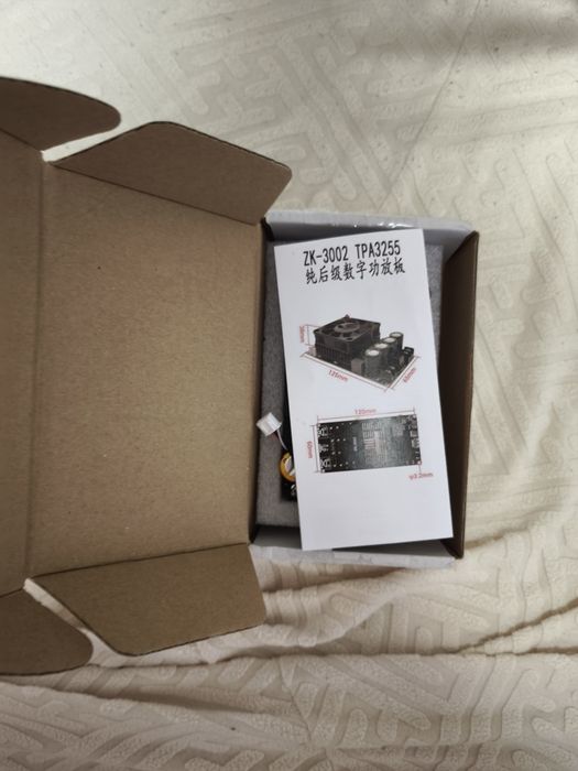 placa de amplificador digital estéreo TPA3255 de 2*300W, alta potência, BTL, mono  600W  som de áudio AMP  subwoofer  Hifi para altifalantes