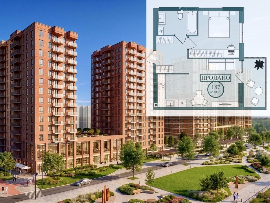 Продаж квартири в новому ЖК на Вишеньці