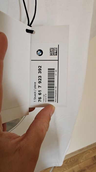 Nowy oryginalny damski T-shirt BMW Motorrad r. M